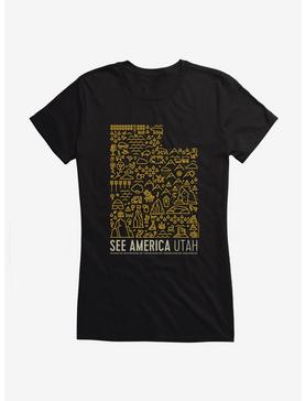 See America Utah Girls T-Shirt, , hi-res