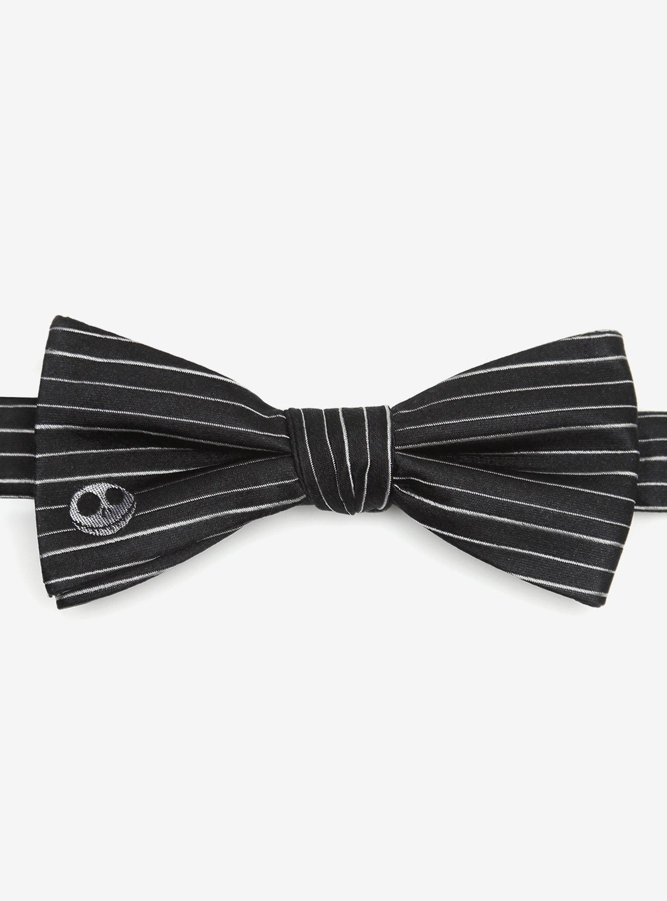 Nightmare Before Christmas Stripe Bow Tie, , hi-res