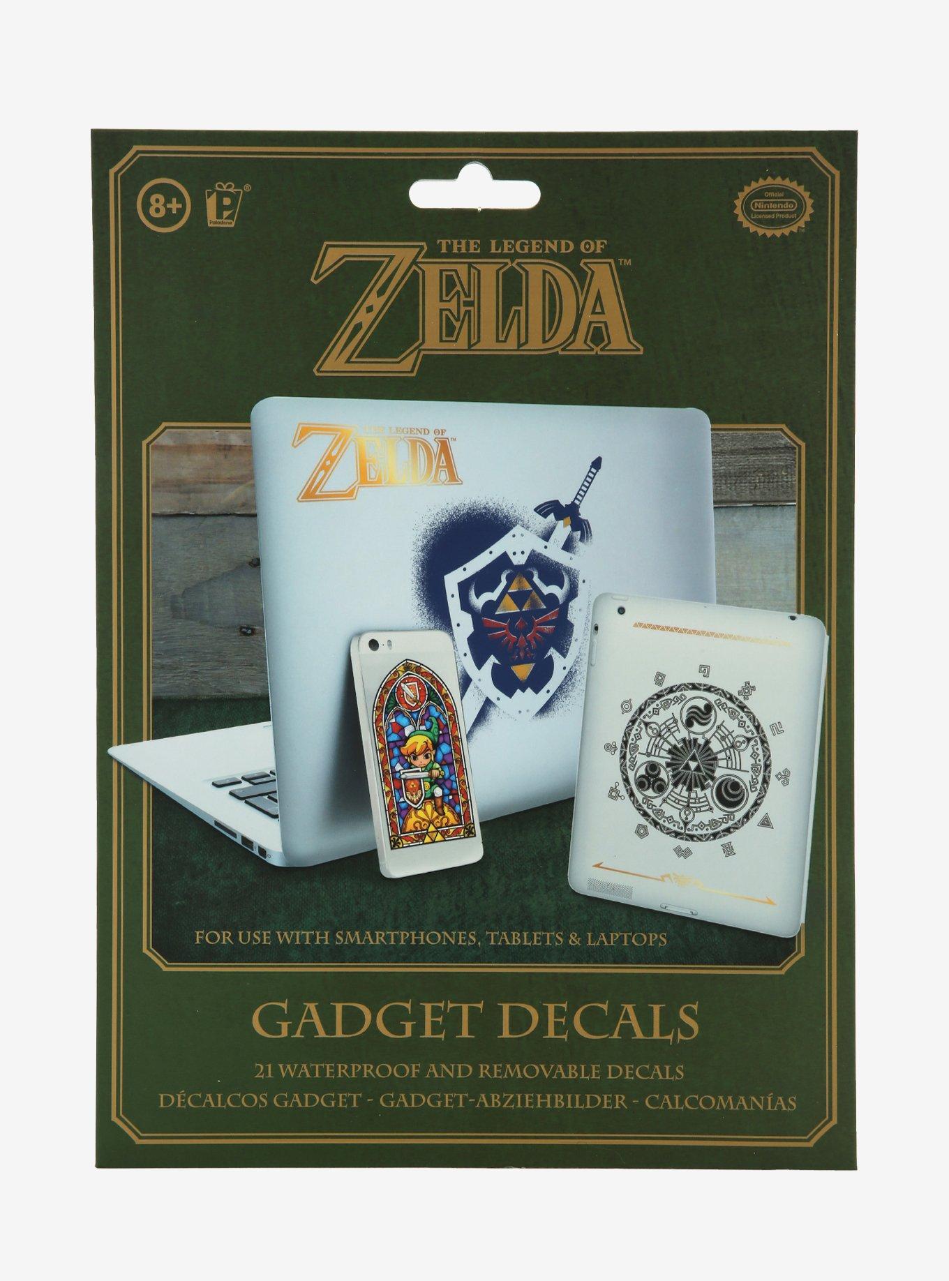 Nintendo The Legend Of Zelda Gadget Decals 21 Waterproof & Removable  Stickers