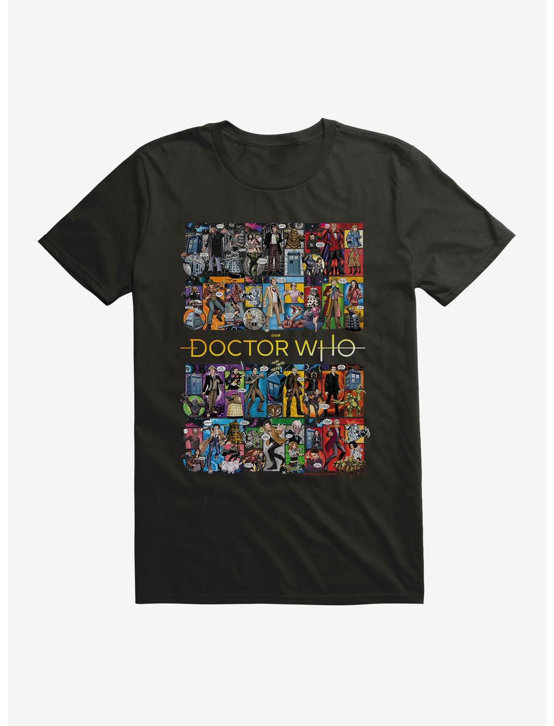 Doctor Who Doctor Collage T-Shirt, , hi-res