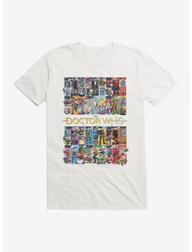 Doctor Who Doctor Collage T-Shirt, WHITE, hi-res