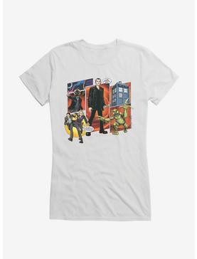 Doctor Who The Ninth Doctor Comic Scene Girls T-Shirt, , hi-res