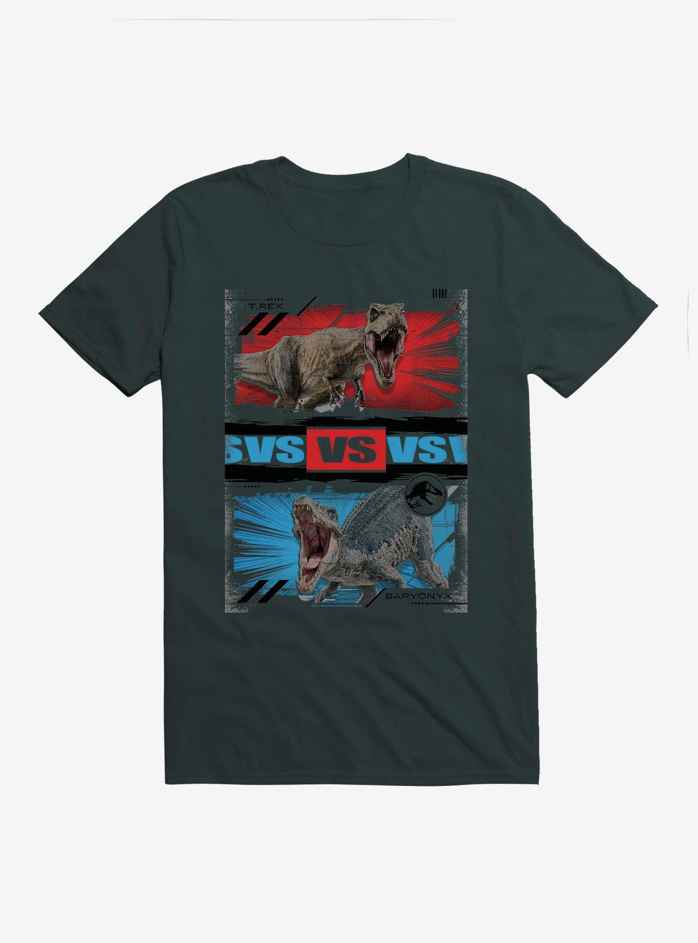 Jurassic World TRex vs Baryonyx TShirt BoxLunch