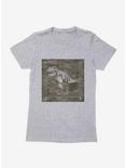 Jurassic World Camo Silhouette Womens T-Shirt, HEATHER, hi-res