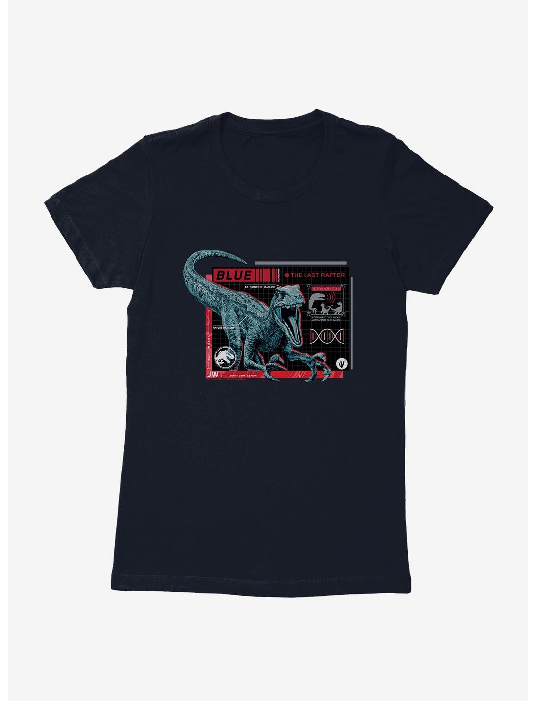 Jurassic World Blue Specs Womens T-Shirt, MIDNIGHT NAVY, hi-res