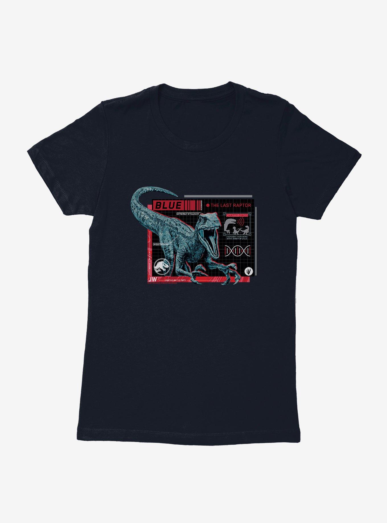 Jurassic World Blue Specs Womens T-Shirt, MIDNIGHT NAVY, hi-res