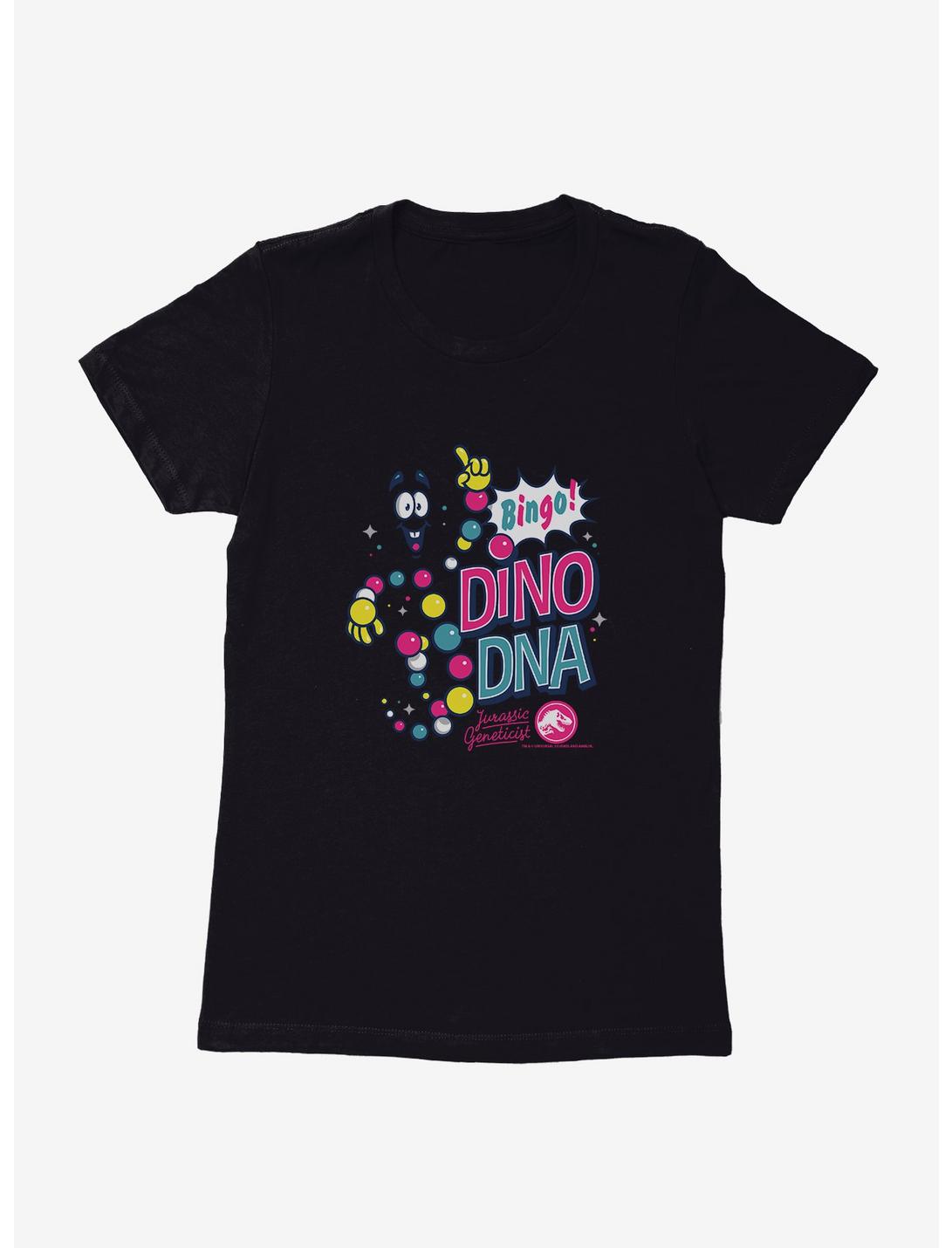Jurassic World Dino DNA Bingo Womens T-Shirt, BLACK, hi-res
