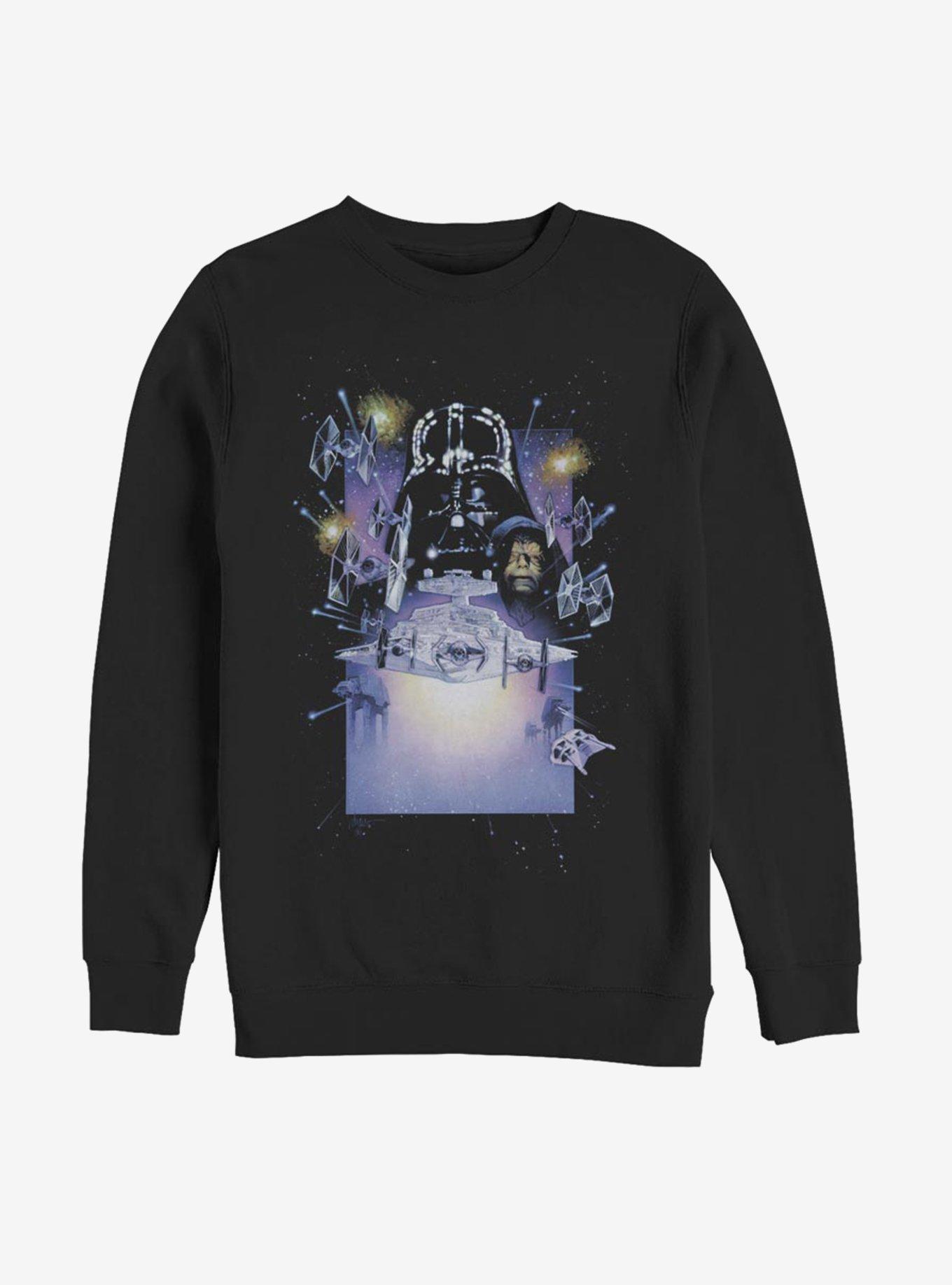 Star Wars Darth Vader Galaxy Sweatshirt, BLACK, hi-res