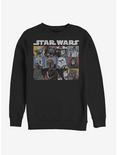 Star Wars Comic Strip Art Sweatshirt, BLACK, hi-res