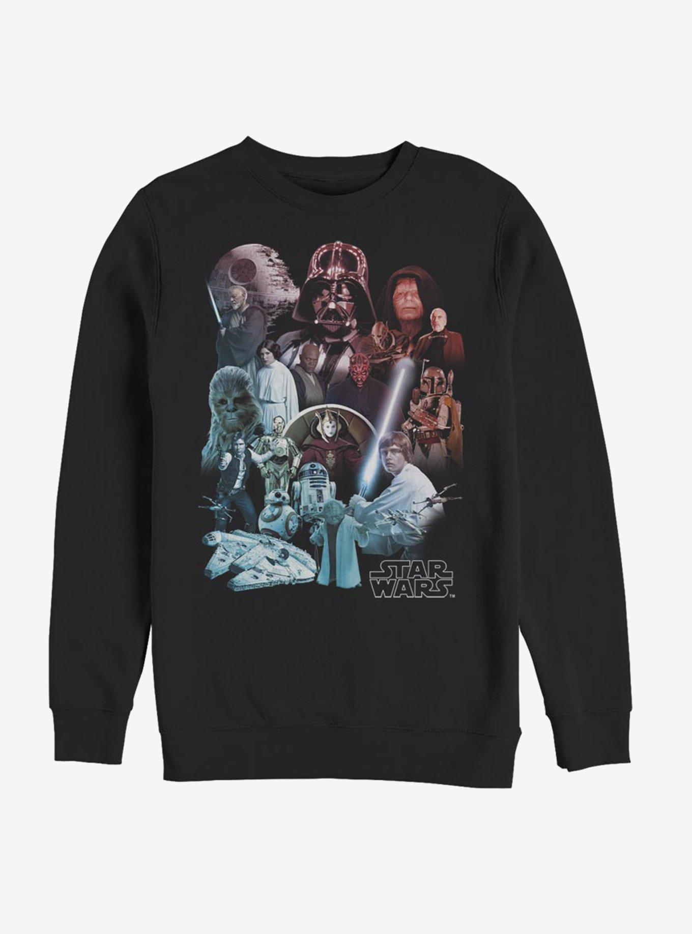 Star Wars Heroes And Villains Sweatshirt, , hi-res