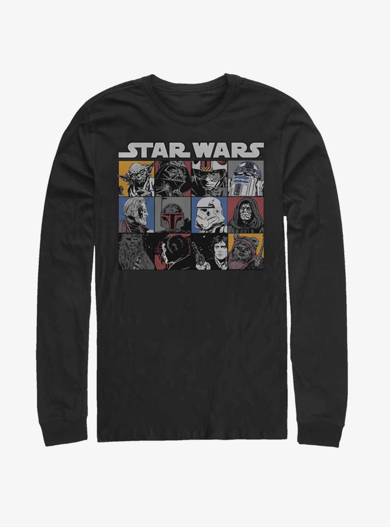 Star Wars Comic Strip Art Long-Sleeve T-Shirt, , hi-res