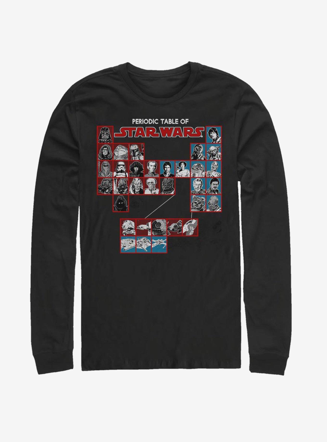 Star Wars Periodic Table Long-Sleeve T-Shirt, , hi-res