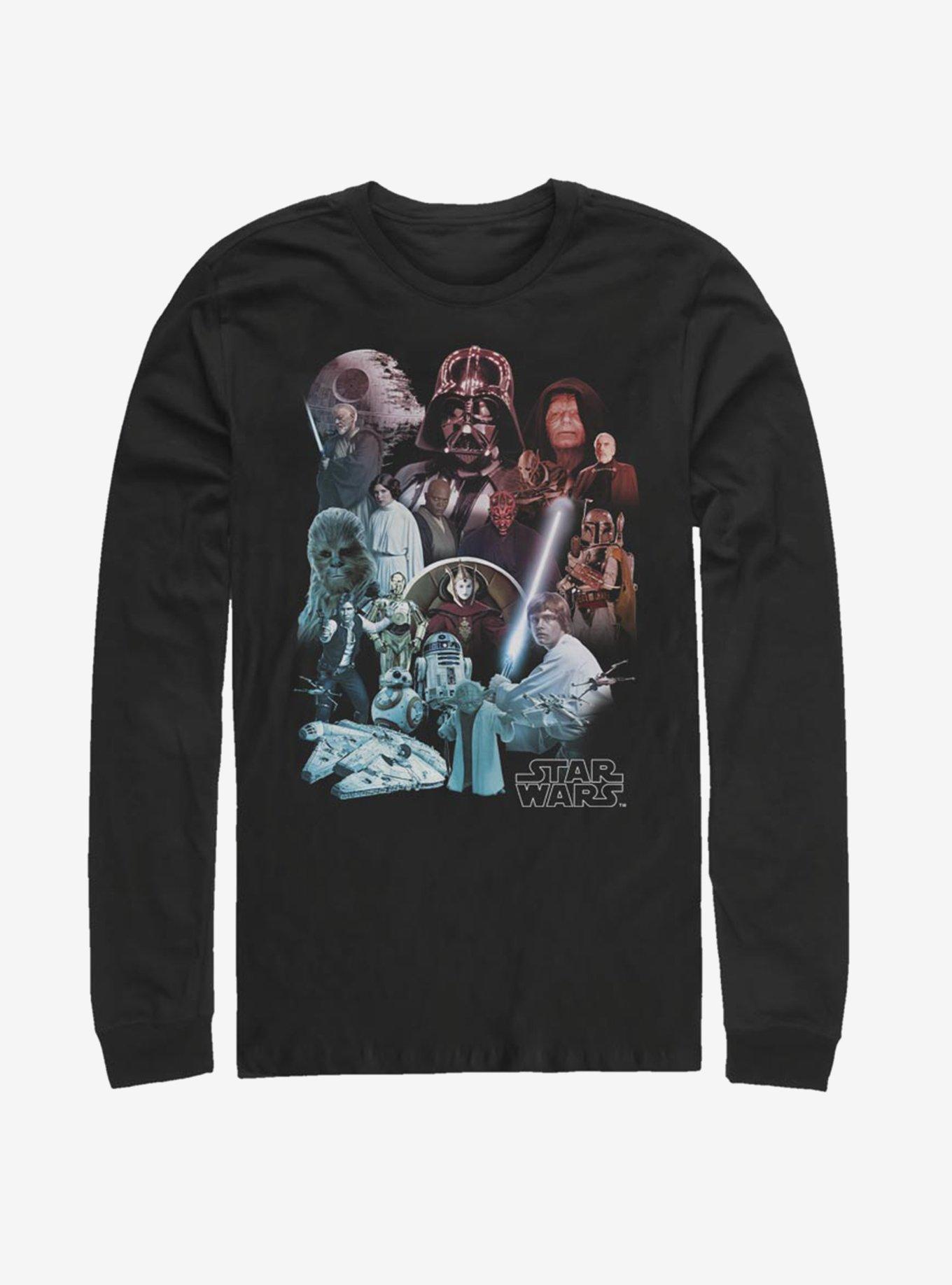 Star Wars Heroes And Villains Long-Sleeve T-Shirt, , hi-res