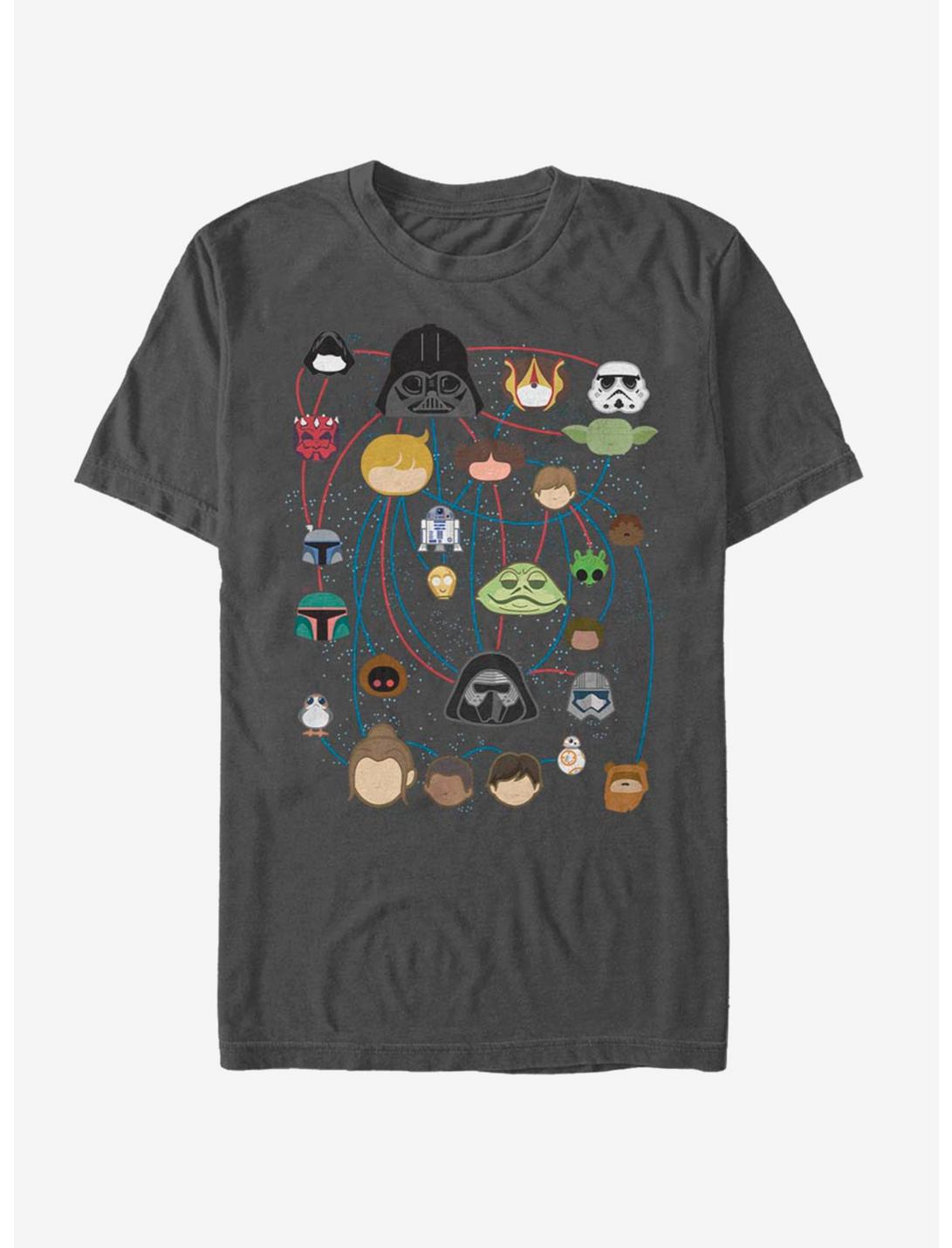 Star Wars Galaxy Connected T-Shirt, CHARCOAL, hi-res