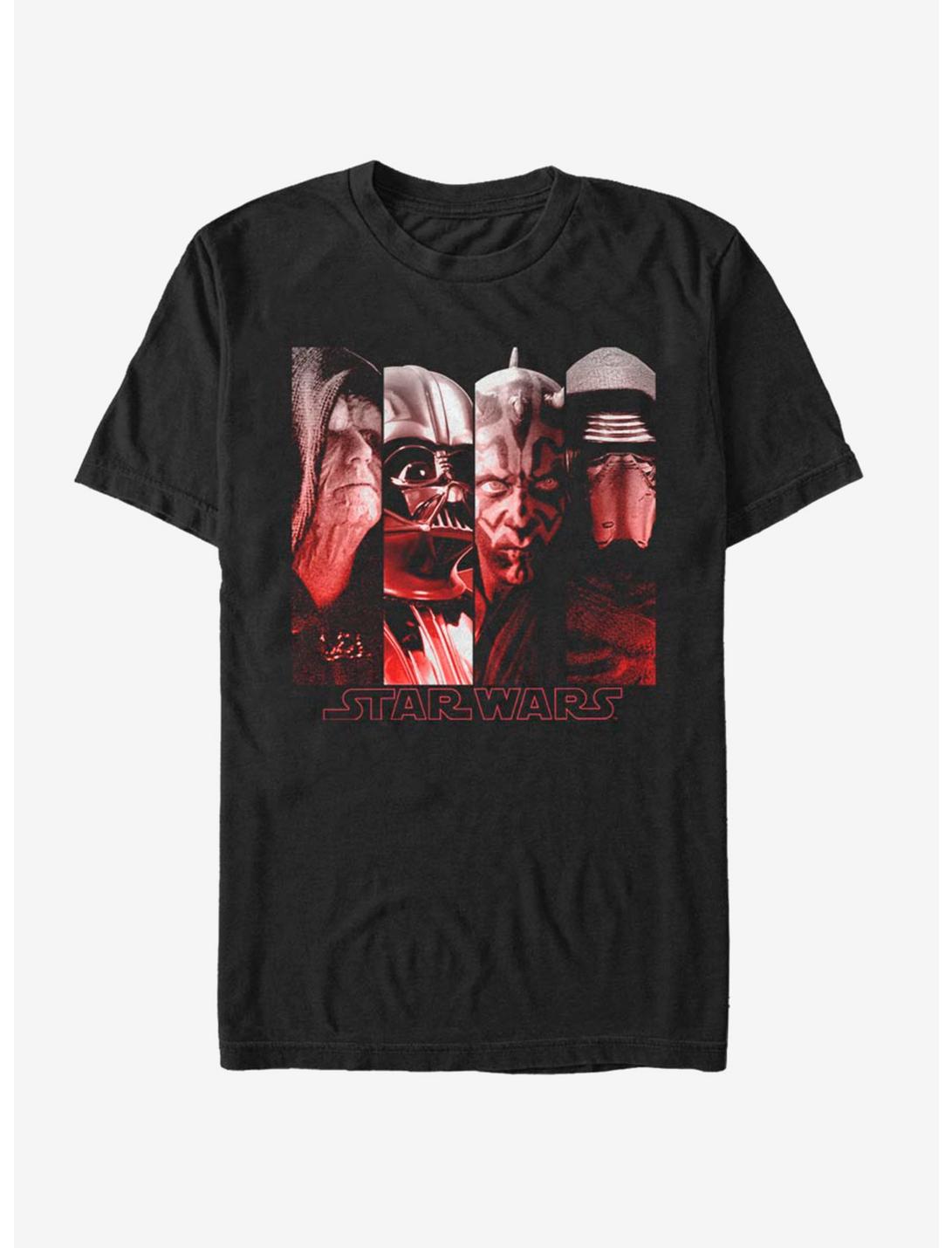 Star Wars Sith Villains T-Shirt, BLACK, hi-res
