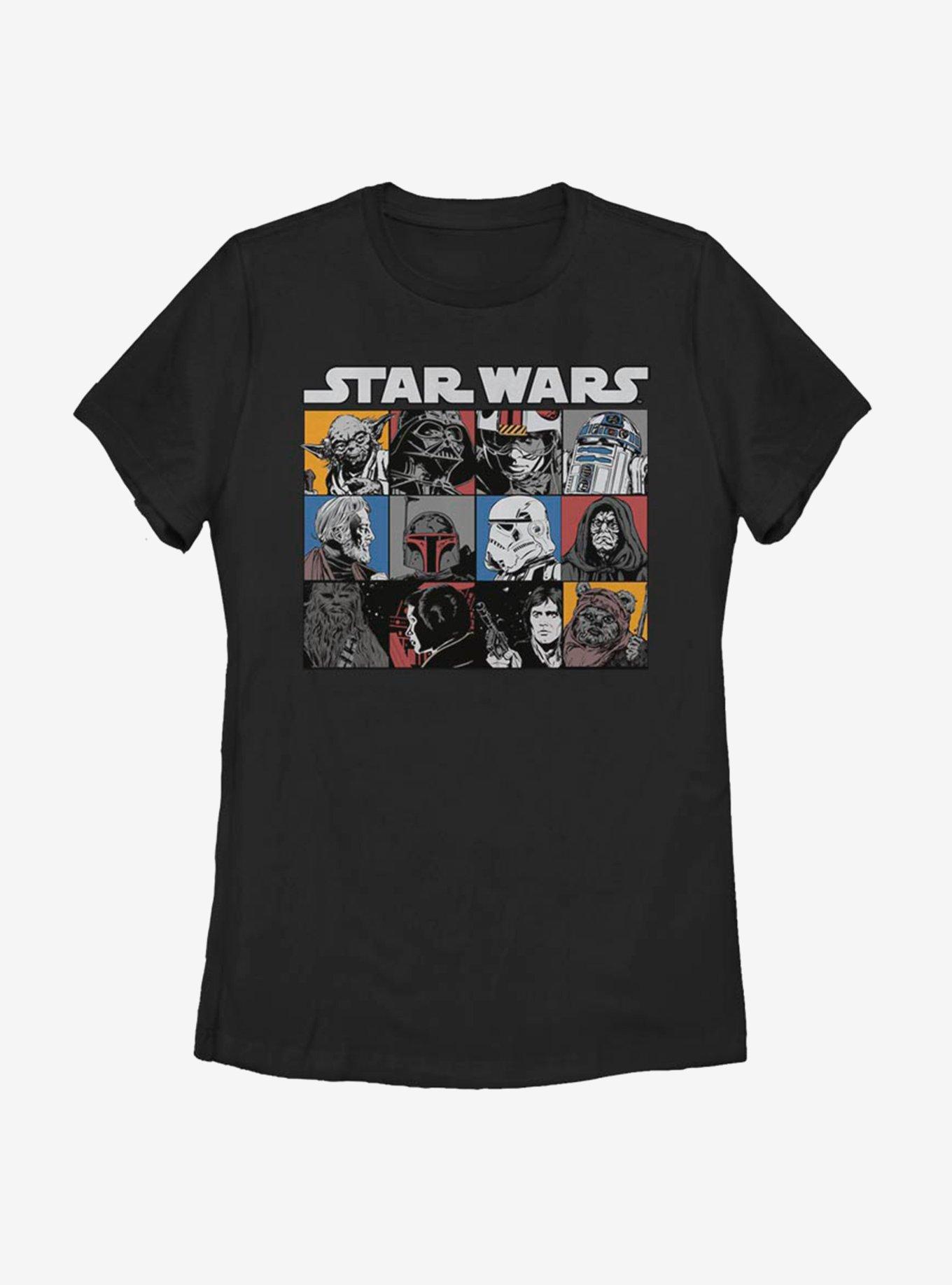 Star Wars Comic Strip Art Womens T-Shirt, , hi-res