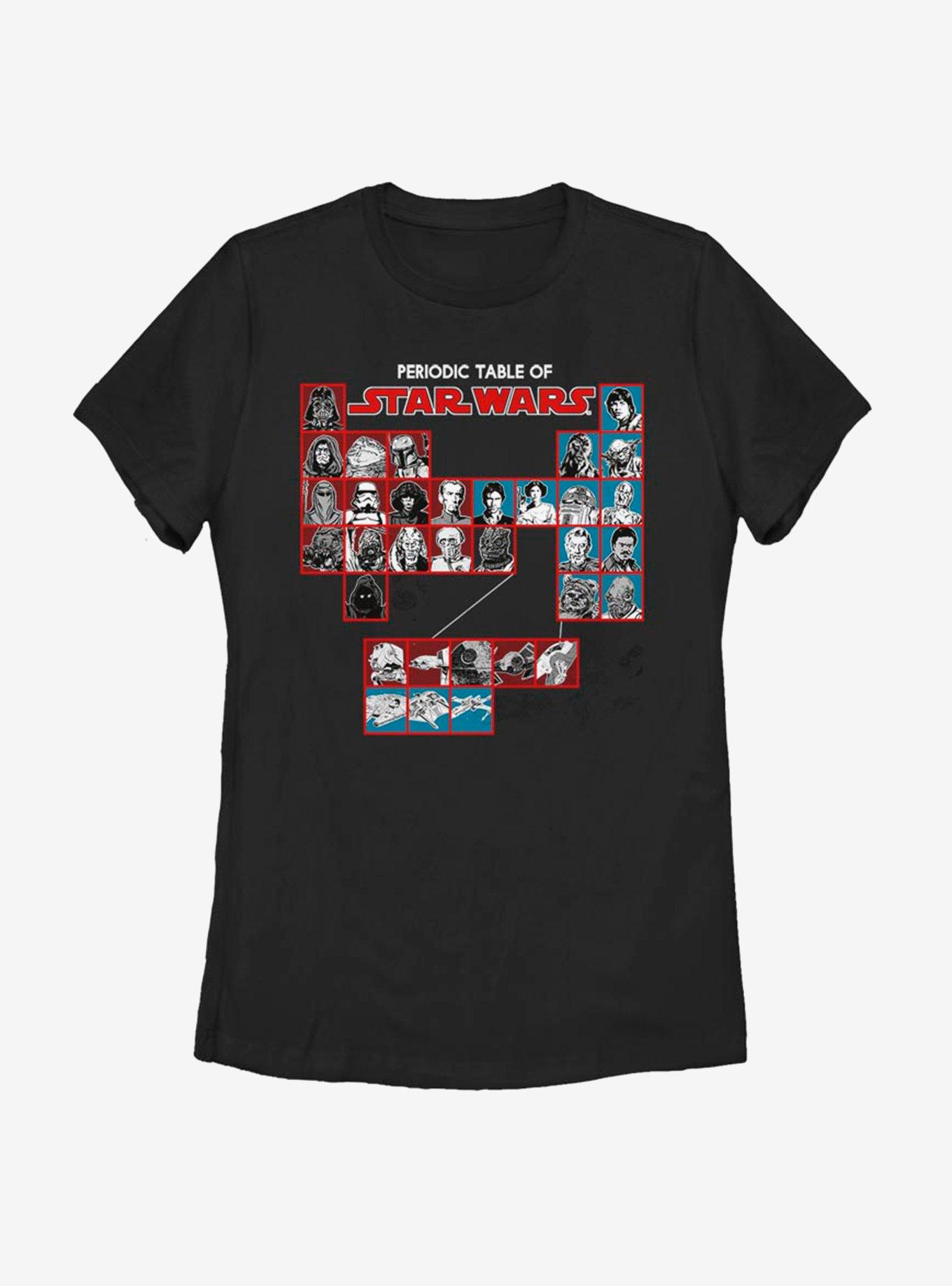 Star Wars Periodic Table Womens T-Shirt, , hi-res