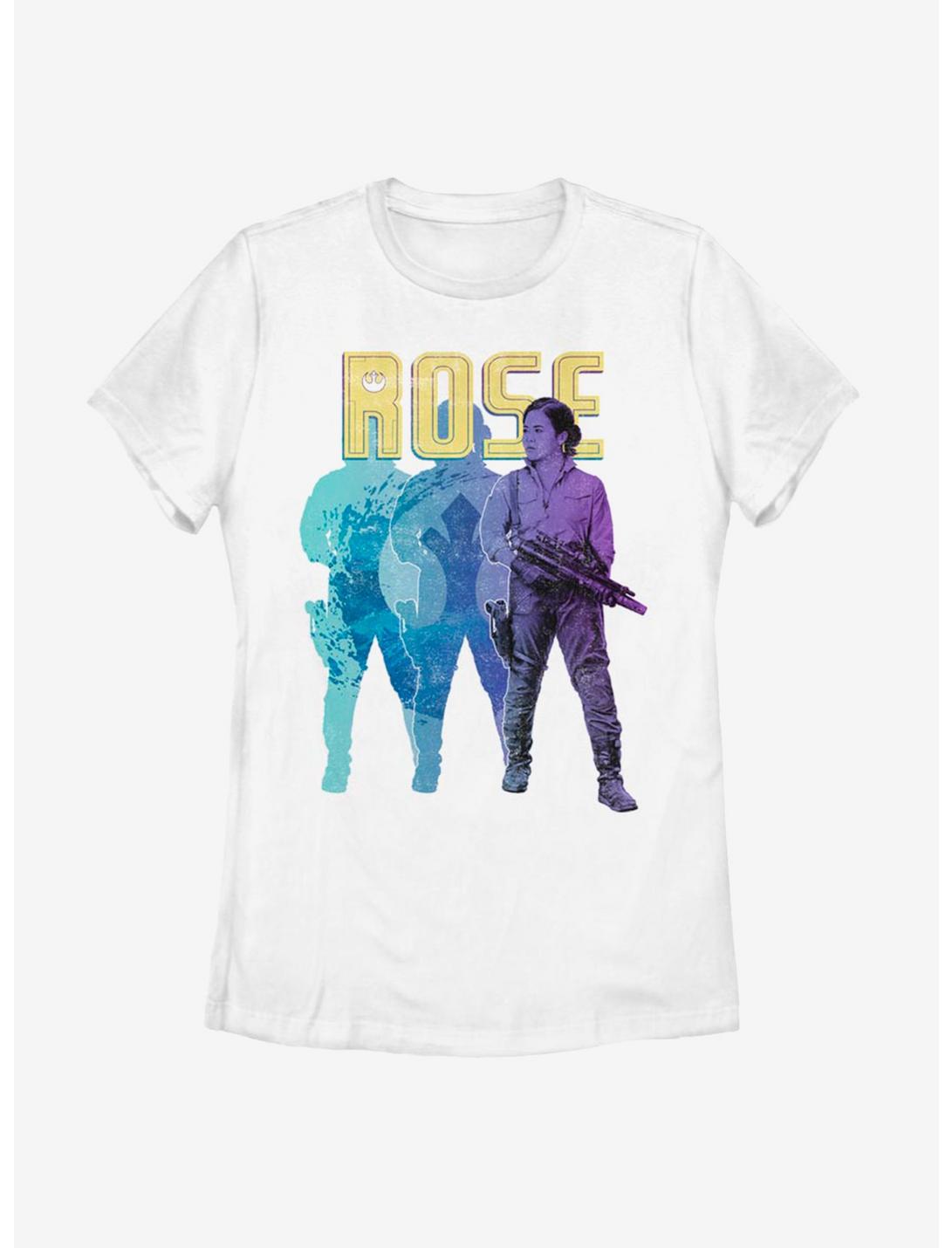 Star Wars Rose Pop Womens T-Shirt, WHITE, hi-res