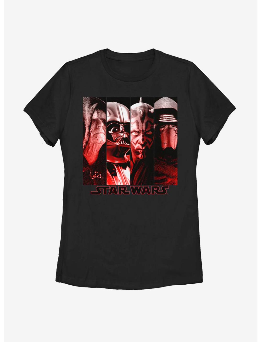 Star Wars Sith Villains Womens T-Shirt, BLACK, hi-res