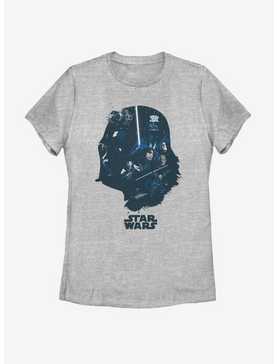 Star Wars Vader Helmet Fill Womens T-Shirt, , hi-res