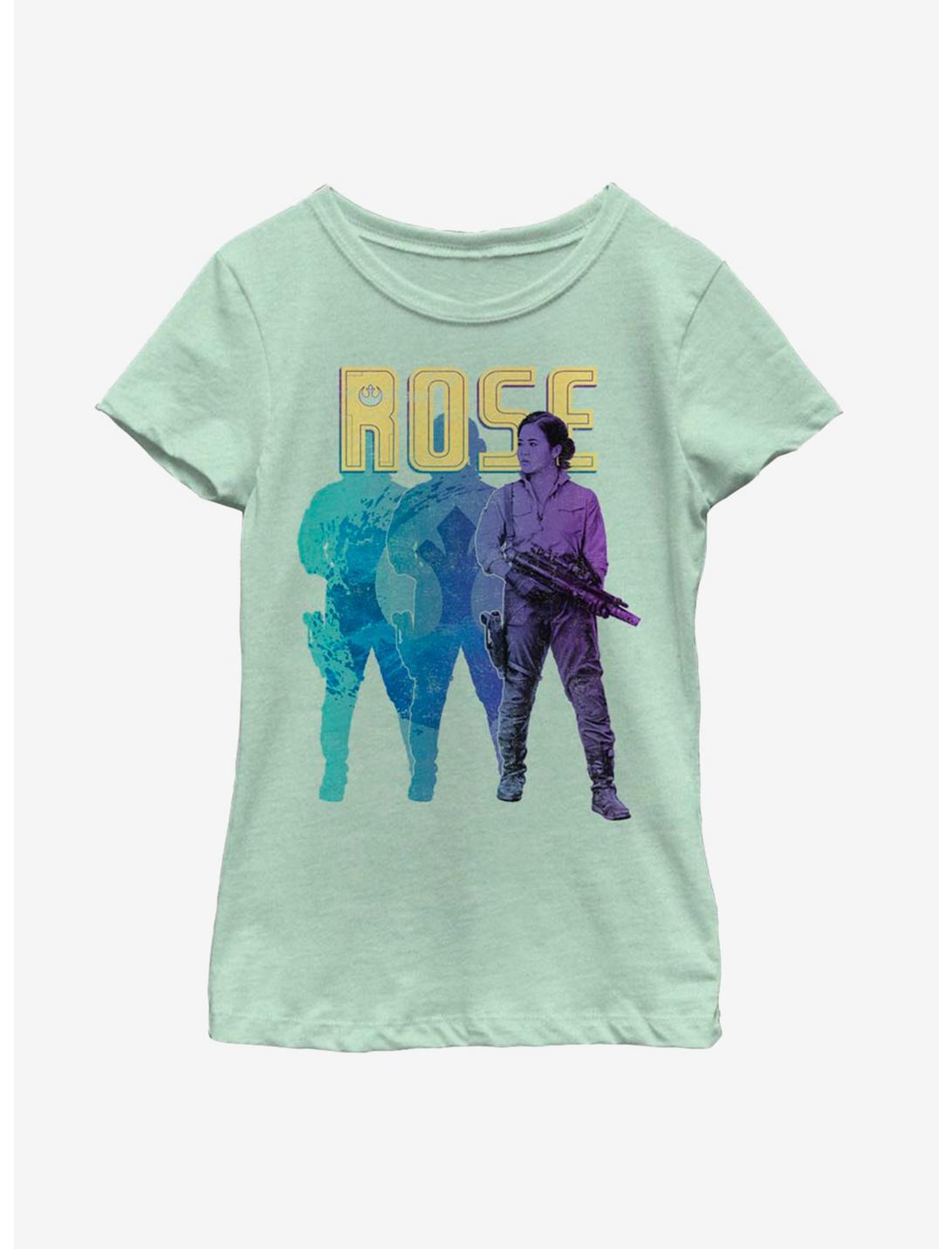 Star Wars Rose Pop Youth Girls T-Shirt, MINT, hi-res