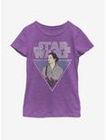 Star Wars Rose Triangle Youth Girls T-Shirt, PURPLE BERRY, hi-res
