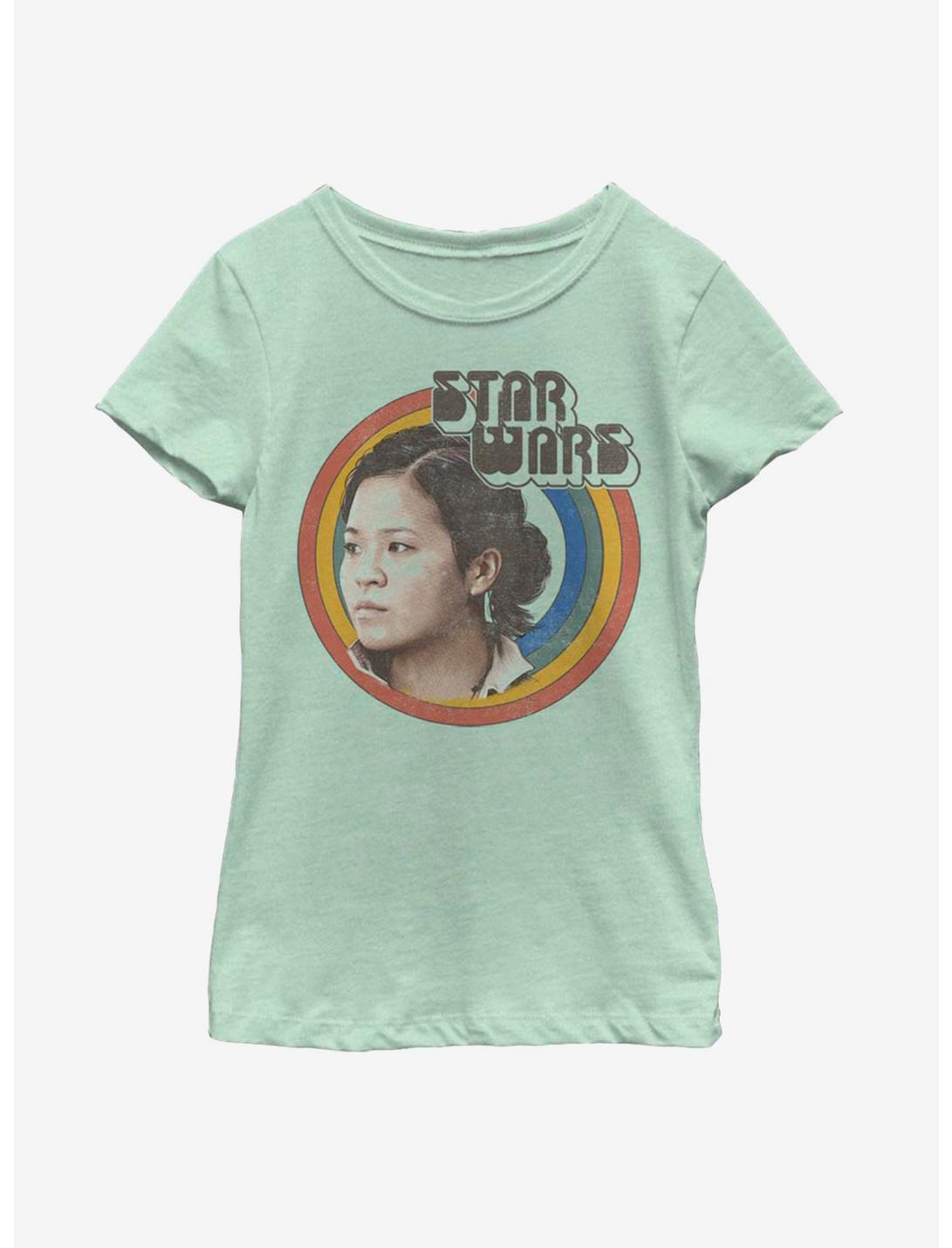 Star Wars Vintage Rose Rainbow Youth Girls T-Shirt, MINT, hi-res