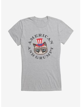 Grumpy Cat American And Grumpy Girls T-Shirt, , hi-res