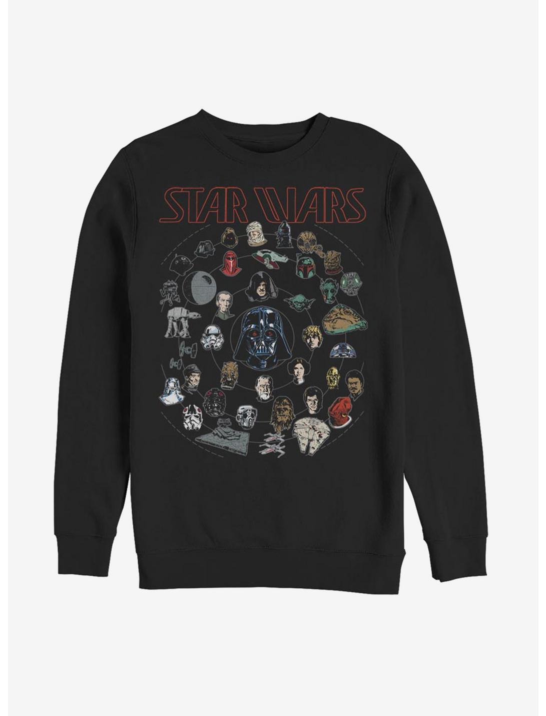 Star Wars Force Diagram Sweatshirt, BLACK, hi-res