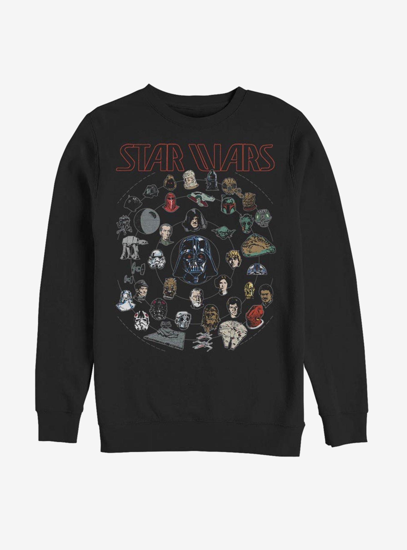 Star Wars Force Diagram Sweatshirt, BLACK, hi-res