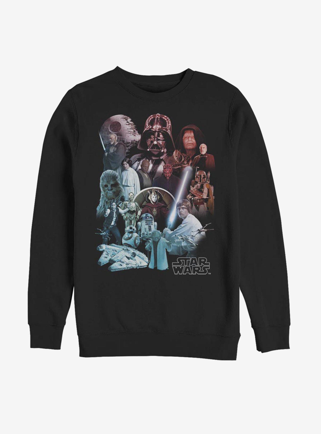 Star Wars Heroes And Villains Sweatshirt, , hi-res