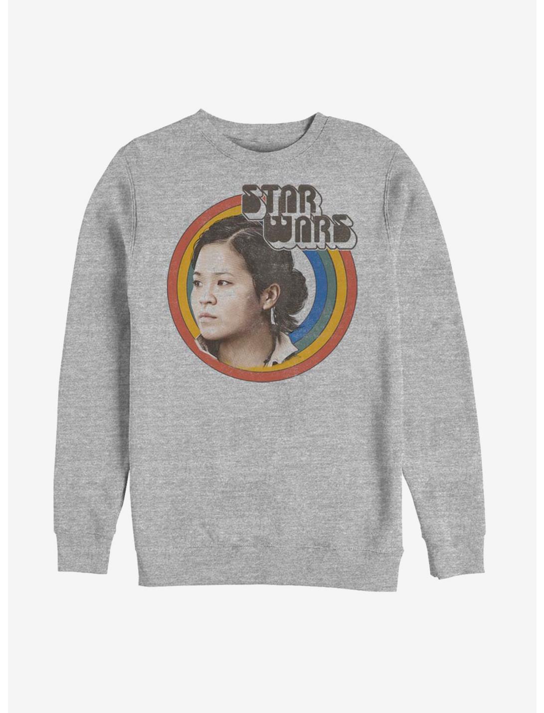 Star Wars Vintage Rose Rainbow Sweatshirt, ATH HTR, hi-res