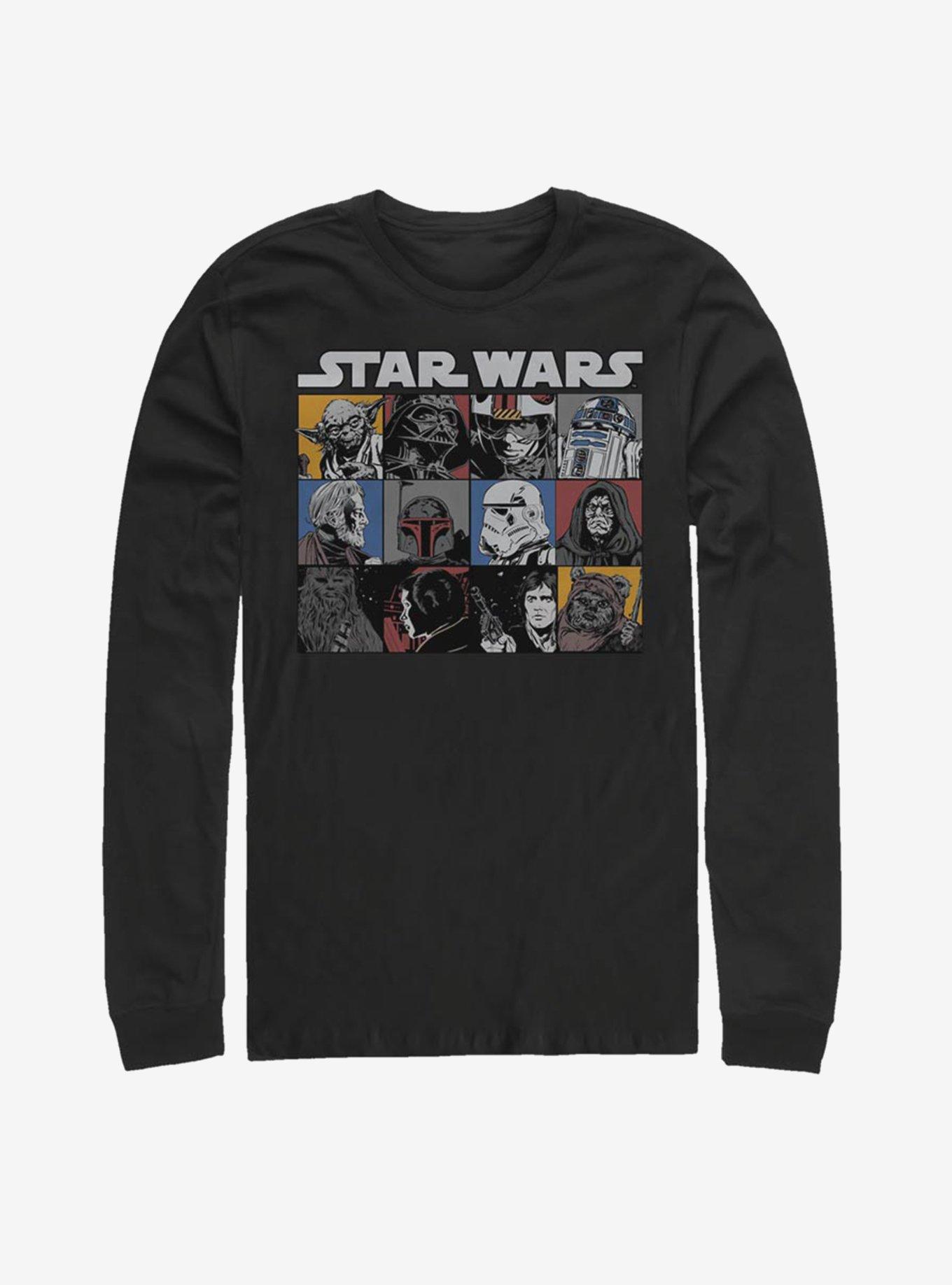 Star Wars Comic Strip Art Long-Sleeve T-Shirt, , hi-res