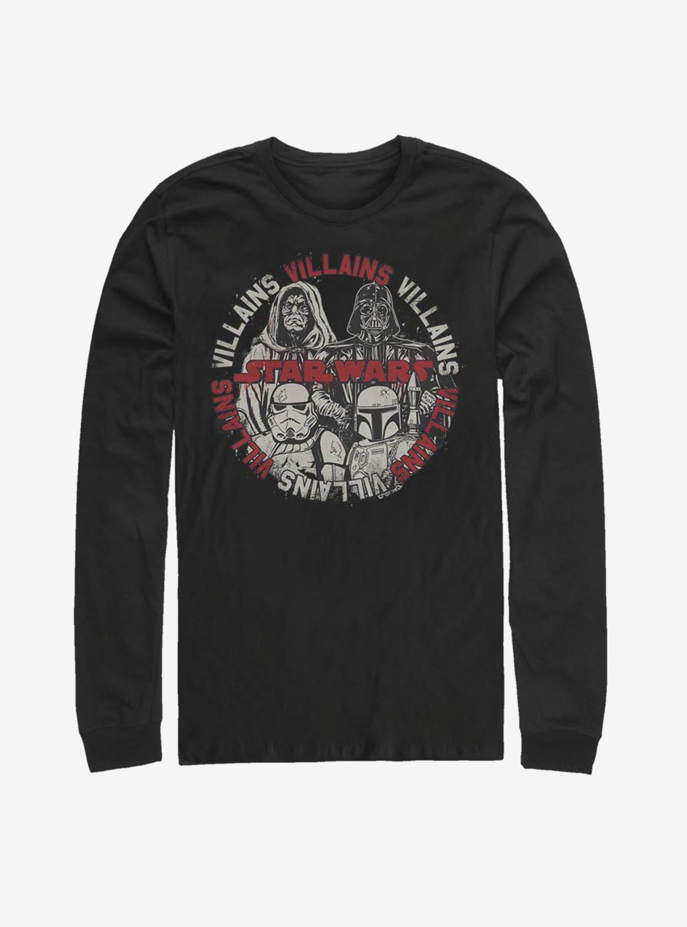 Star Wars Dark Villains Long-Sleeve T-Shirt, BLACK, hi-res