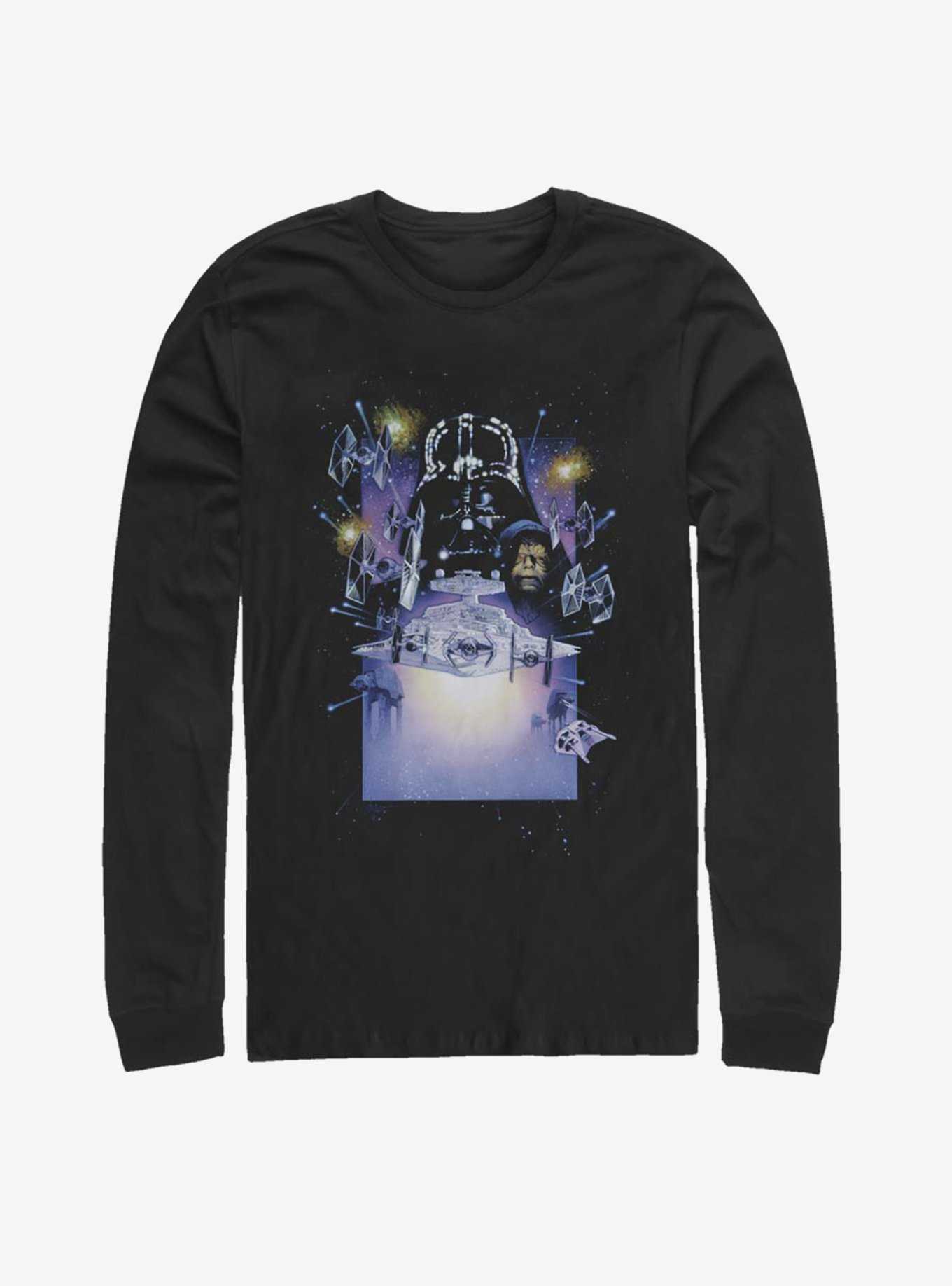 Star Wars Darth Vader Galaxy Long-Sleeve T-Shirt, , hi-res