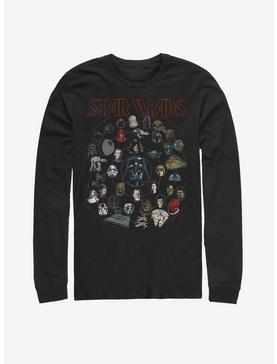Plus Size Star Wars Force Diagram Long-Sleeve T-Shirt, , hi-res