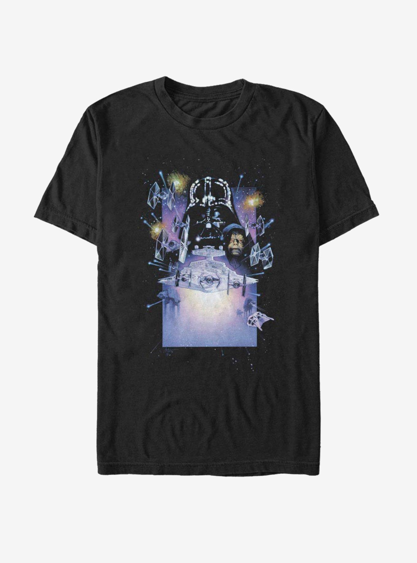 Star Wars Darth Vader Galaxy T-Shirt, BLACK, hi-res