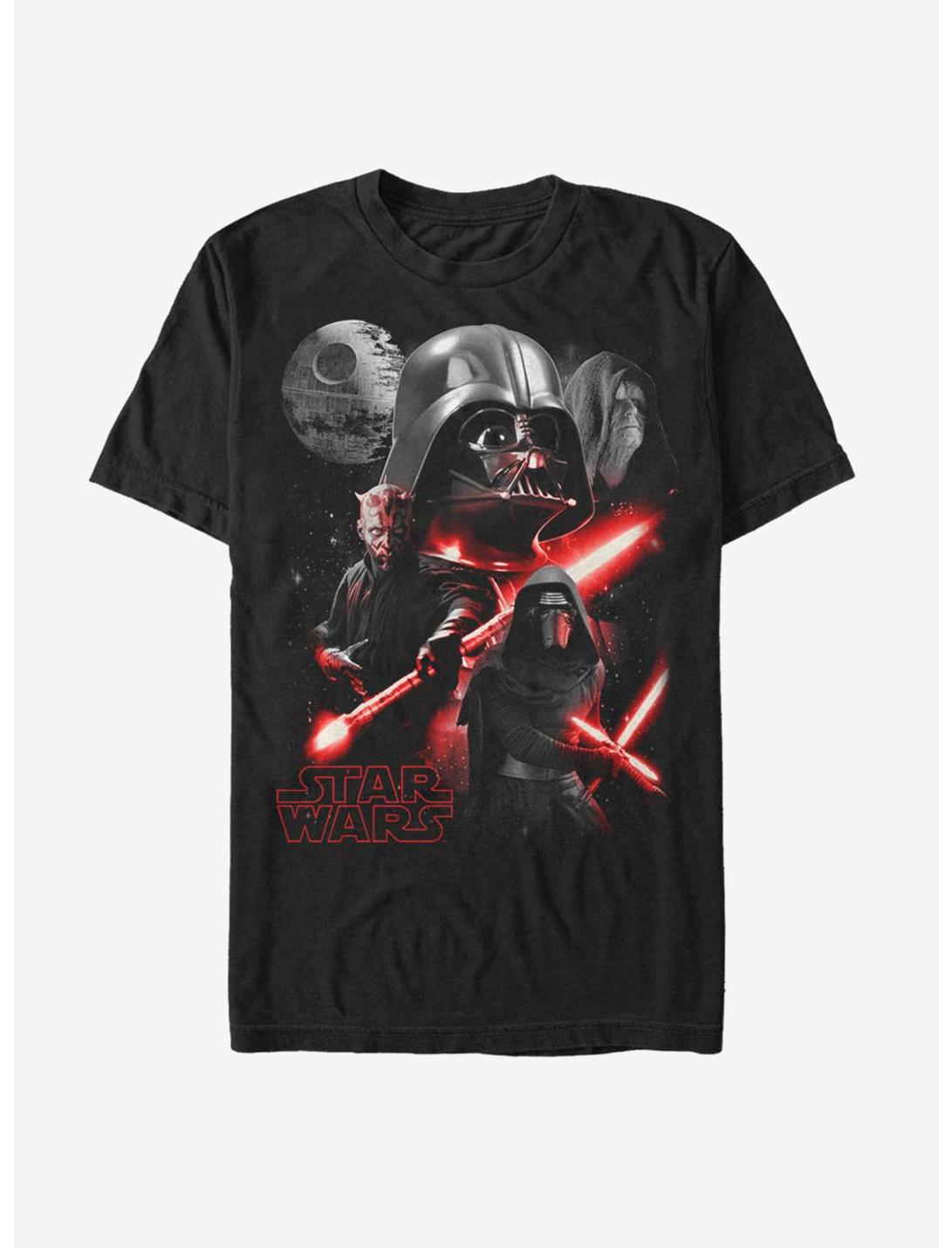 Star Wars Dark Side Villains T-Shirt, BLACK, hi-res