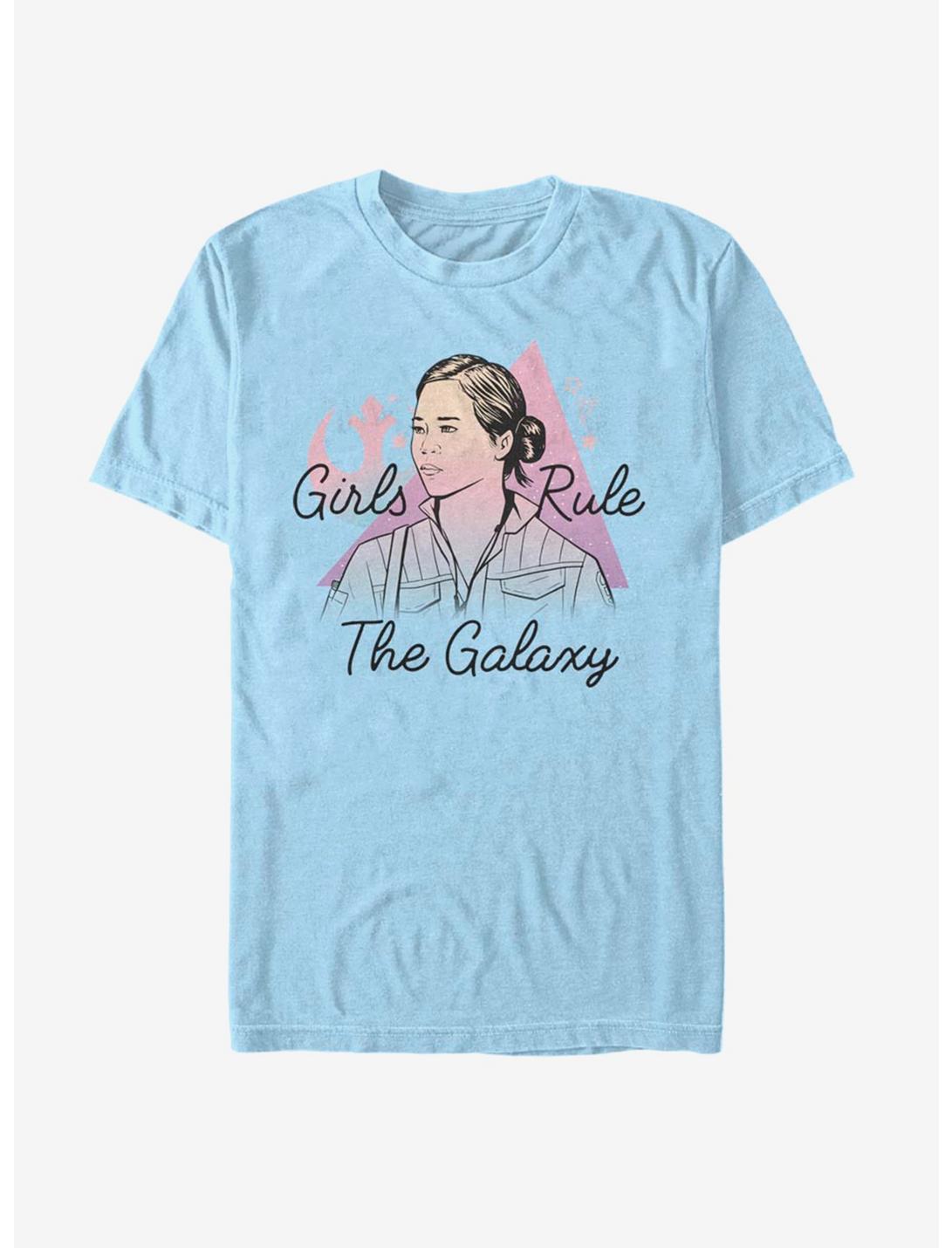 Star Wars Rose Pastel Girls Rule T-Shirt, LT BLUE, hi-res