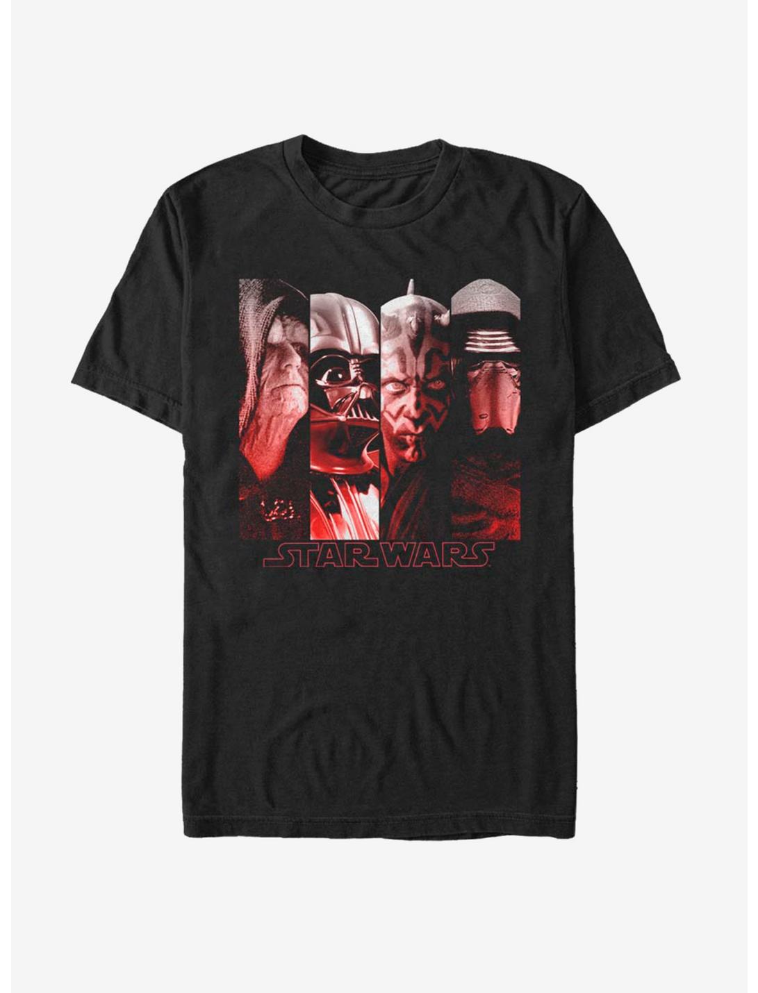 Star Wars Sith Villains T-Shirt, BLACK, hi-res