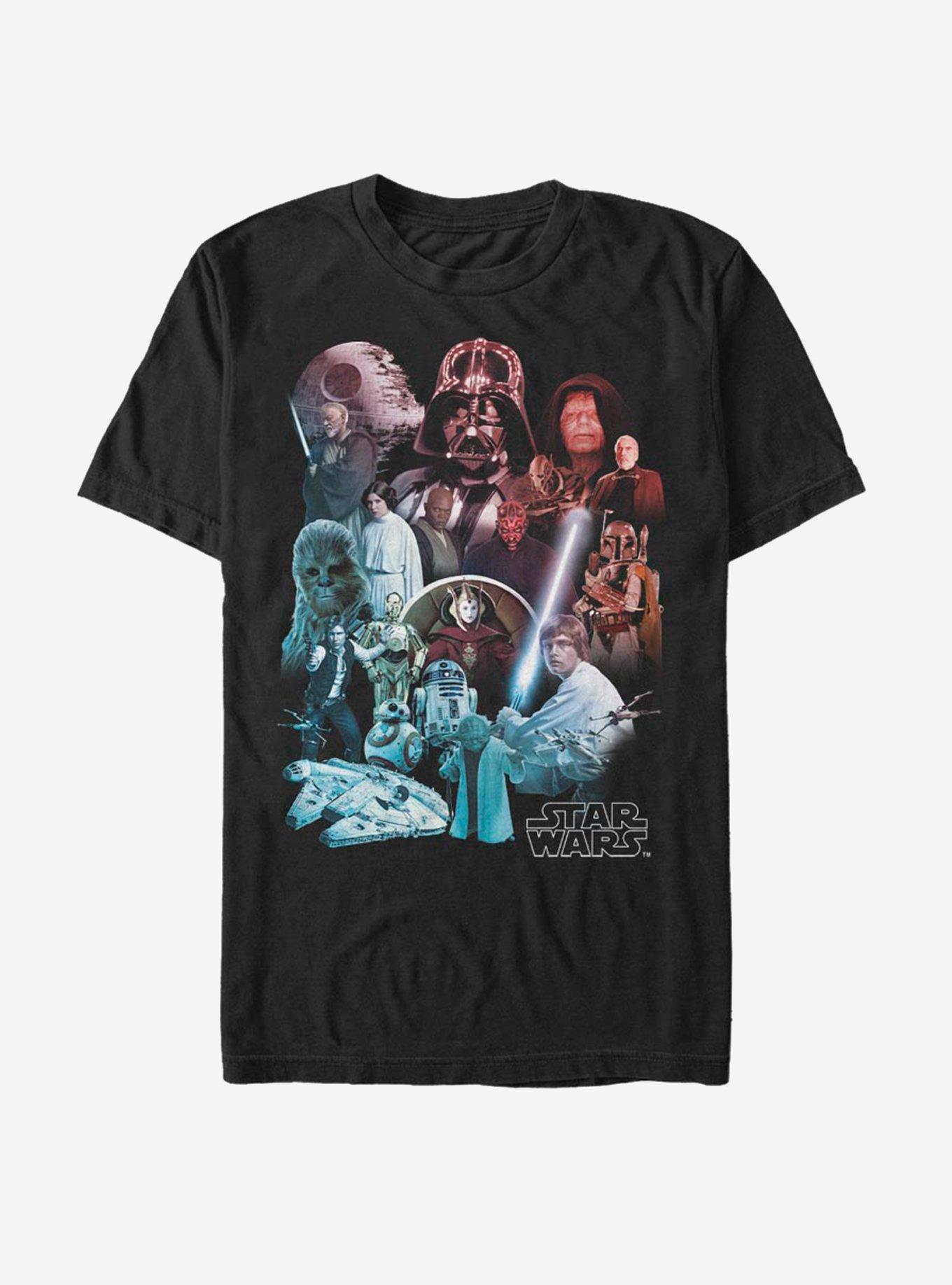 Star Wars Heroes And Villains T-Shirt, , hi-res