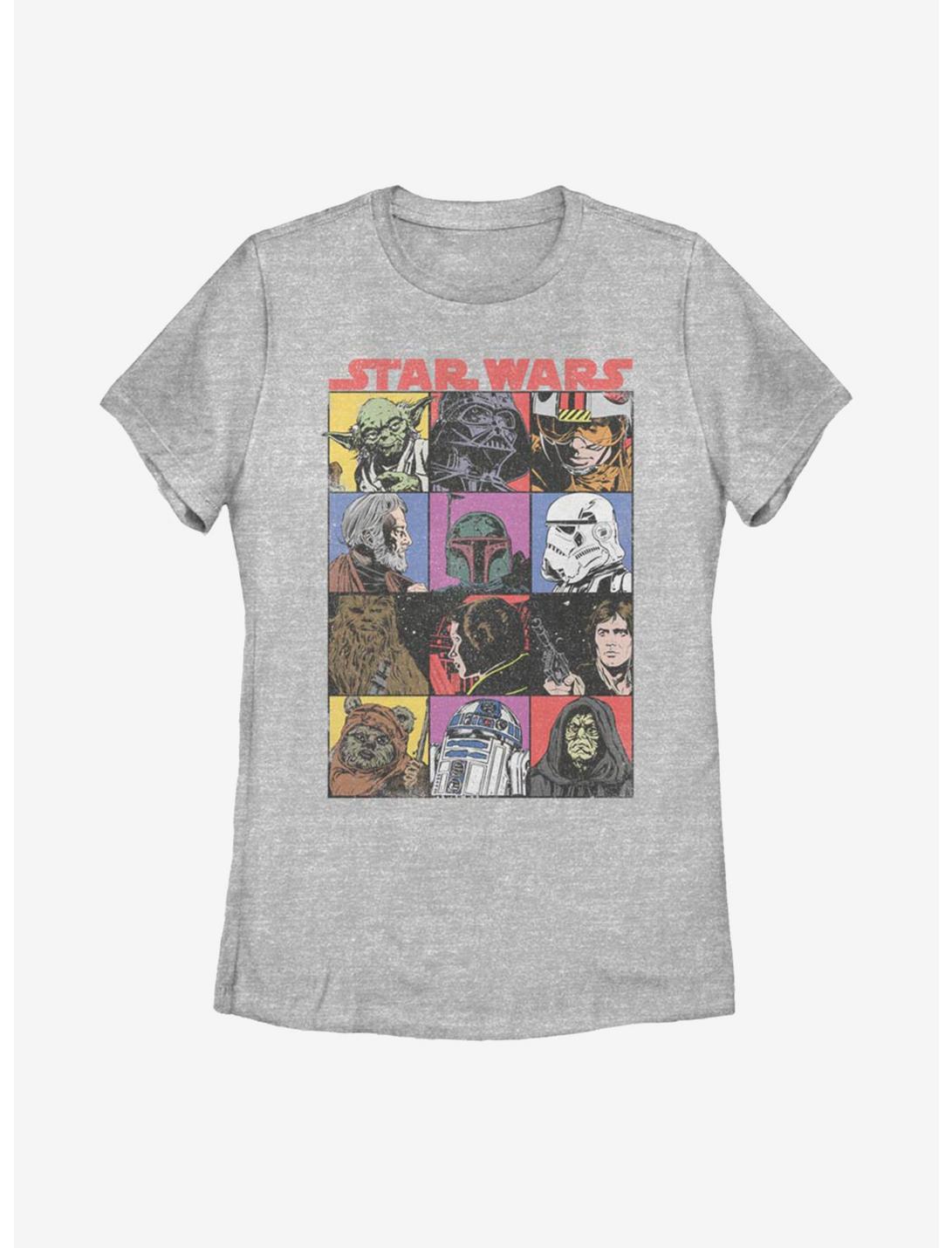 Star Wars Comic Art Womens T-Shirt, ATH HTR, hi-res