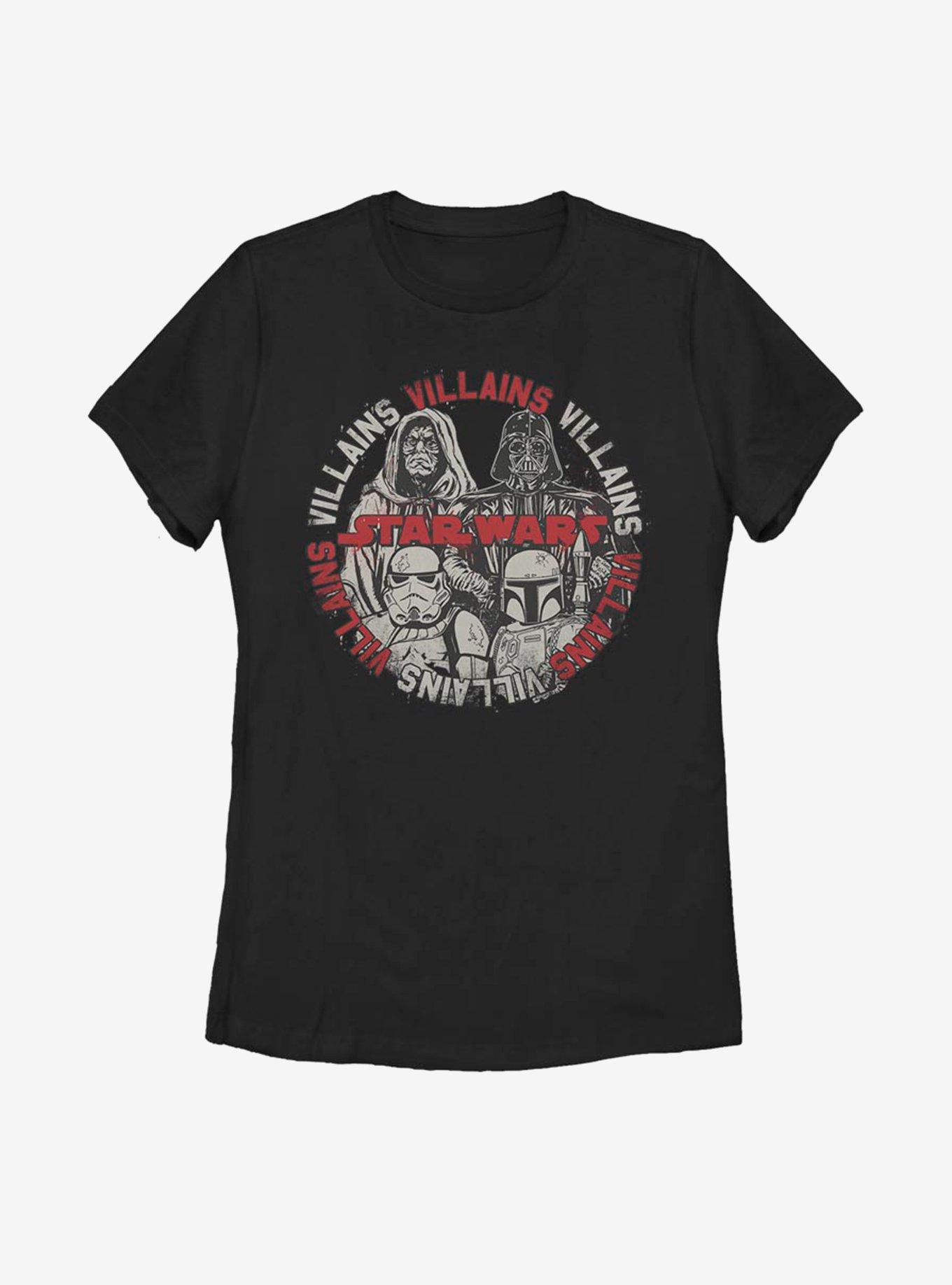 Star Wars Dark Villains Womens T-Shirt, BLACK, hi-res