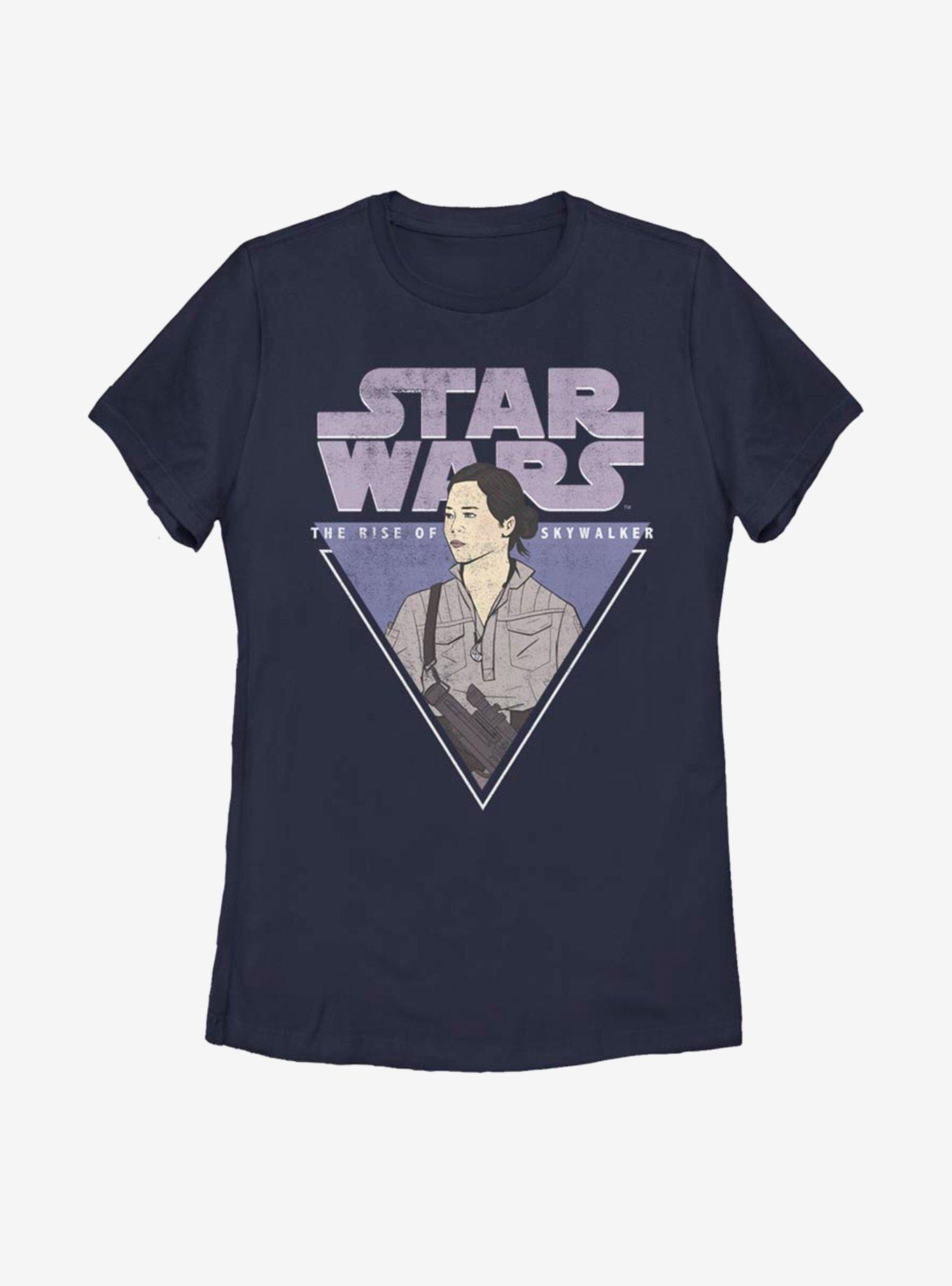 Star Wars Rose Triangle Womens T-Shirt, NAVY, hi-res