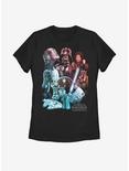 Star Wars Heroes And Villains Womens T-Shirt, BLACK, hi-res
