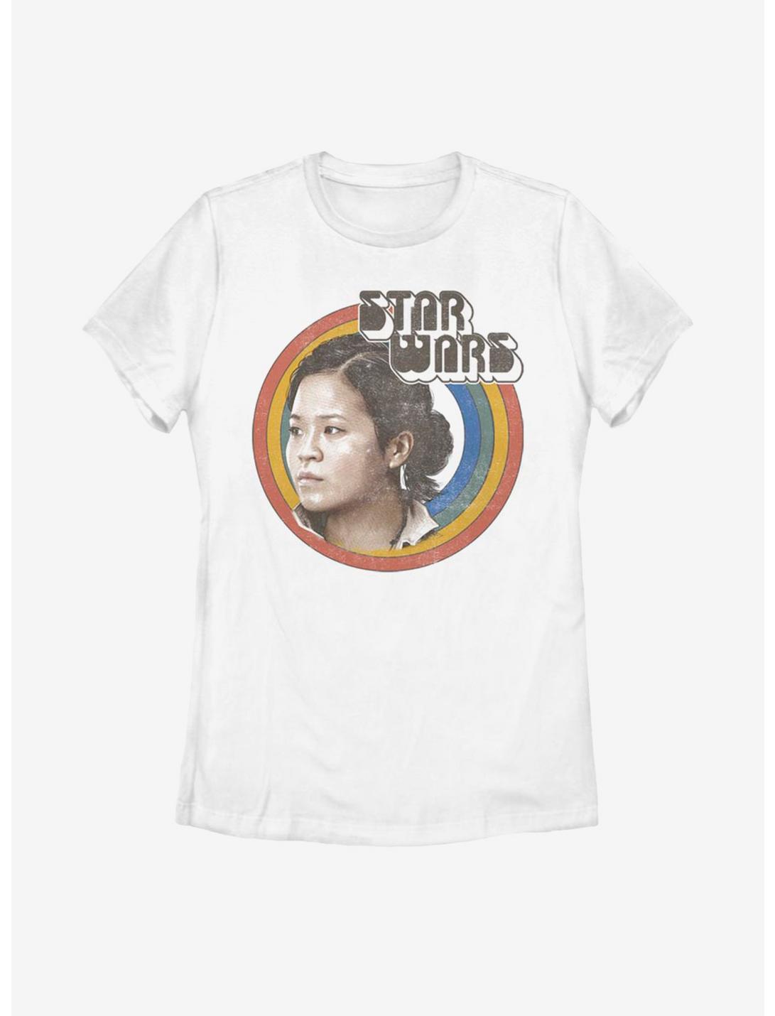 Star Wars Vintage Rose Rainbow Womens T-Shirt, WHITE, hi-res