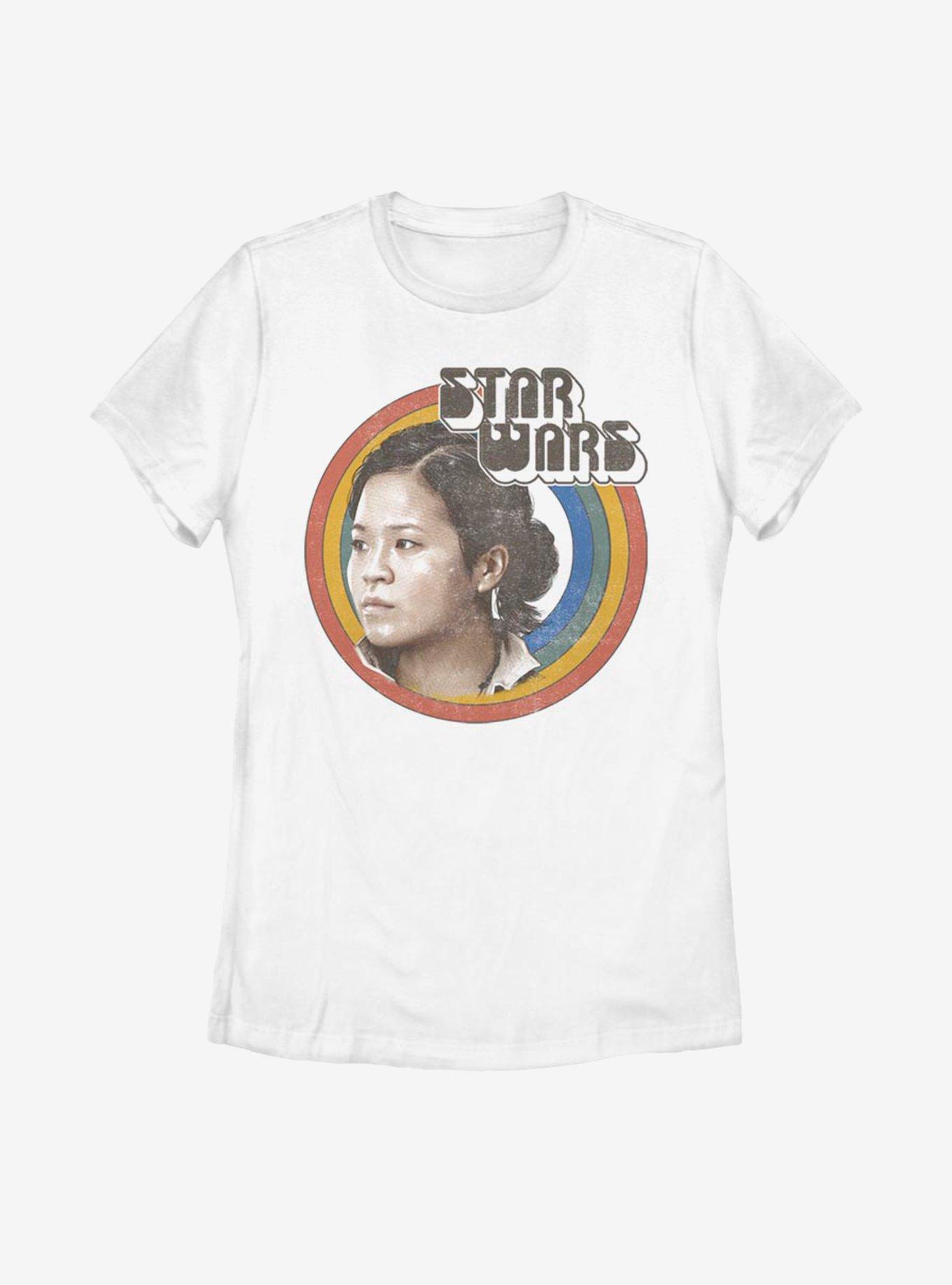 Star Wars Vintage Rose Rainbow Womens T-Shirt, WHITE, hi-res