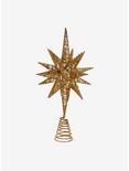 Gold Glitter Wire 3D Star Treetop, , hi-res