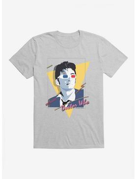 Doctor Who The Tenth Doctor 80s Art T-Shirt, HEATHER GREY, hi-res