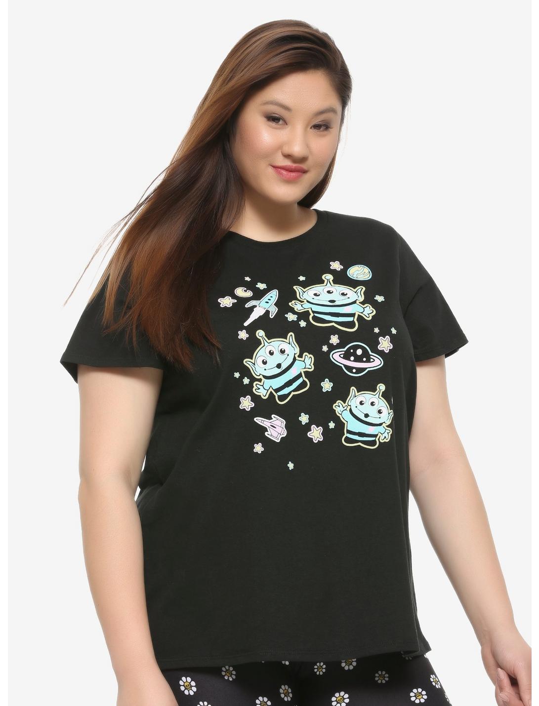 Disney Pixar Toy Story Pastel Aliens Girls T-Shirt Plus Size, MULTI, hi-res